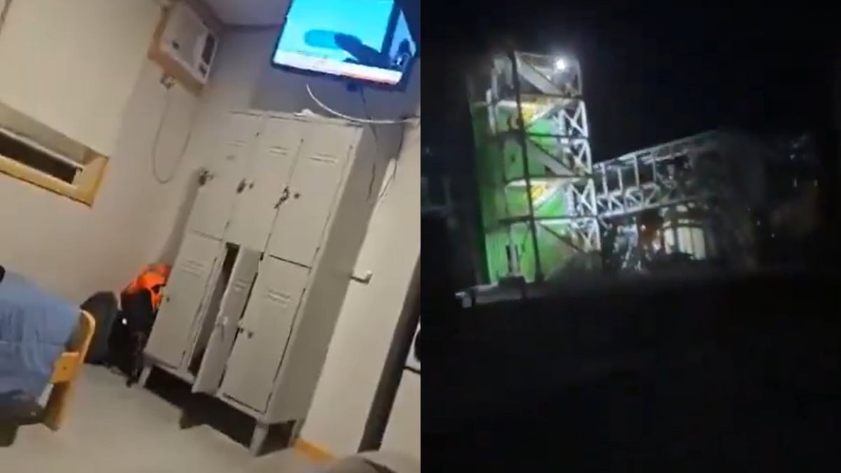 X/@Andrej78069591 /@_Waseemlazkani : Screengrabs from visuals captured by people during the earthquake | 